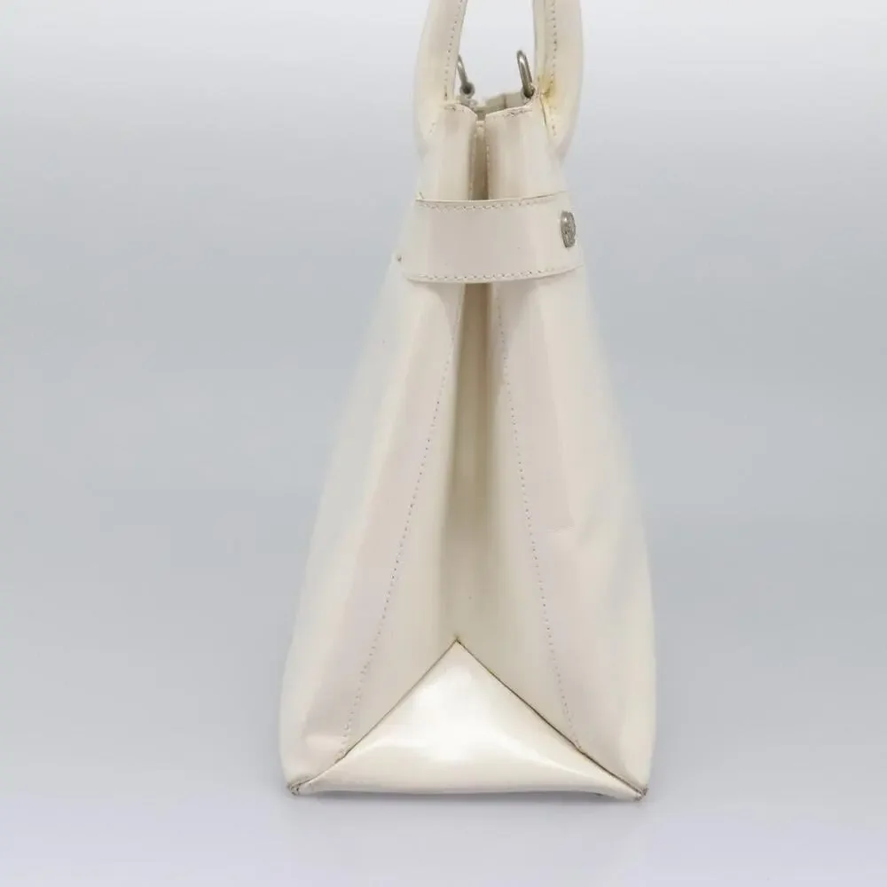 GUCCI Hand Bag Enamel White - Picture 5 of 13